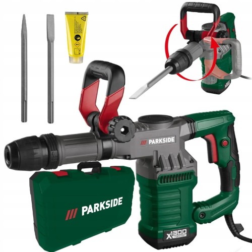 Mocny młot do betonu kamienia PARKSIDE młot wyburzeniowy SDS-Max 15J 1300W