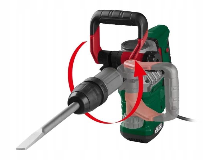 Mocny młot do betonu kamienia PARKSIDE młot wyburzeniowy SDS-Max 15J 1300W