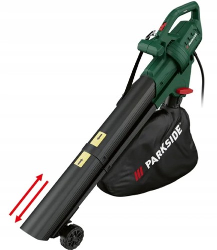 Elektryczna dmuchawa do liści PARKSIDE odkurzacz i dmuchawa PLS 2600W 3w1