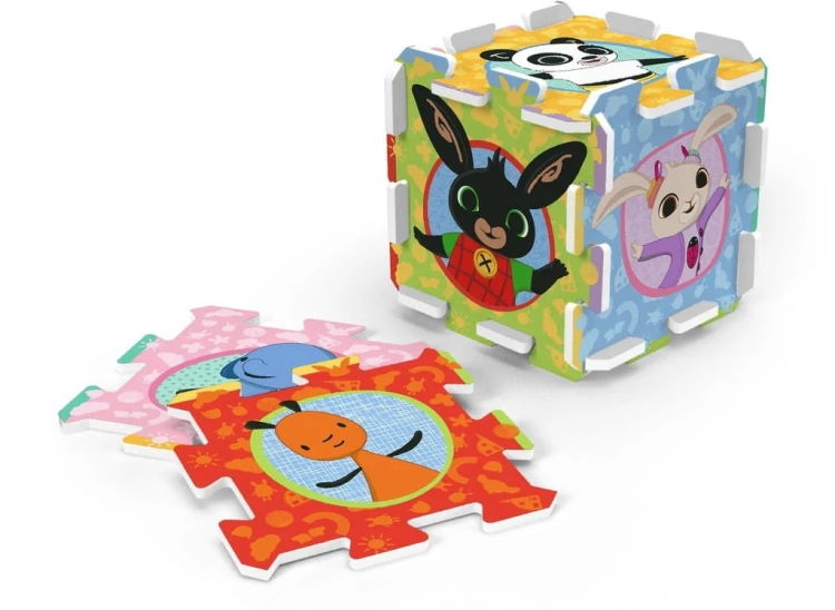 TREFL Puzzlopianka układanka dla malucha 0+ miękkie puzzle piankowe BING
