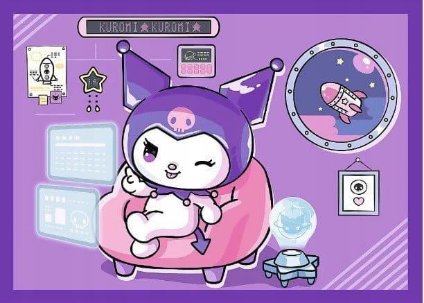 Puzzle 4 układanki Kuromi Dzień Kuromi Trefl puzzle 4+ najnowsza układanka