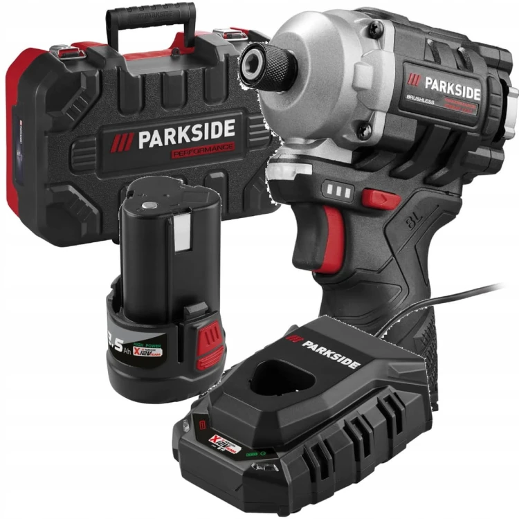 Akumulatorowa zakrętarka PARKSIDE PDSSAP 12V 170Nm Akumulator 2,5A ład 6A