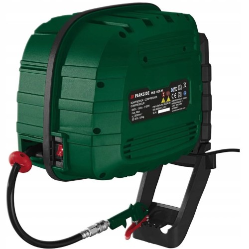 Kompresor PARKSIDE PKS 1100W kompresor z automatycznym bębnem maks. 8 bar