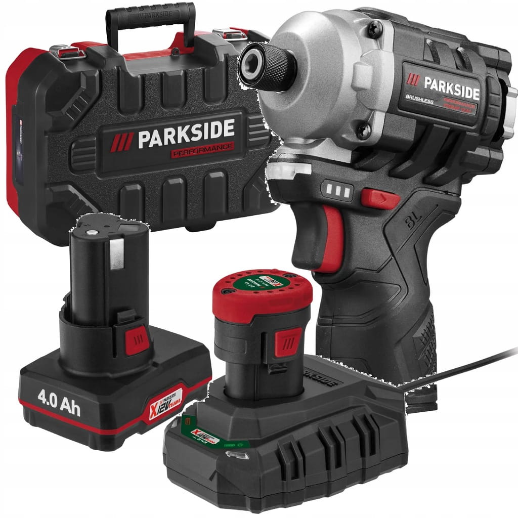 Akumulatorowa zakrętarka PARKSIDE PDSSAP 12V + akumulatory 2ah 4Ah KOMPLET